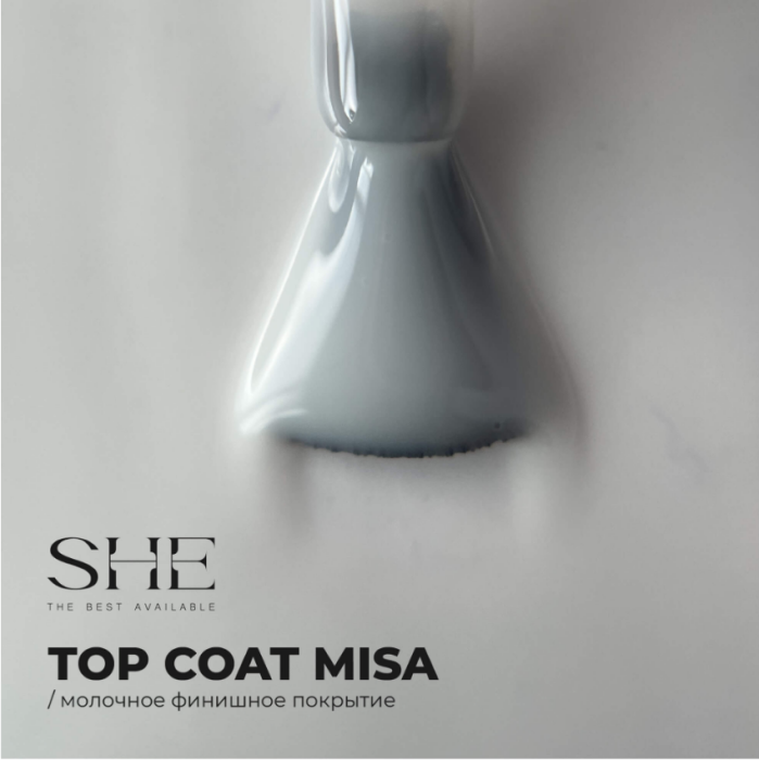 SHE Top COAT MISA, 15 ml