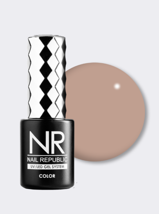 Nail Republic Гель-лак 059 Бежево-коричневый 10 ml