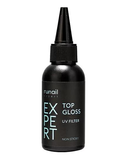 Топ глянцевый с УФ-фильтром Top Gloss Non Sticky Runail Expert №118, 50 мл