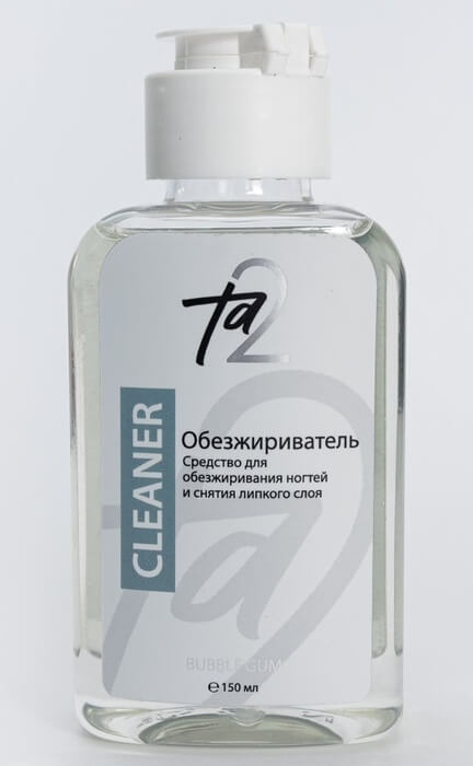 TA2 Средство для обезжиривания и снятия липкого слоя Bubble Gum 150 мл