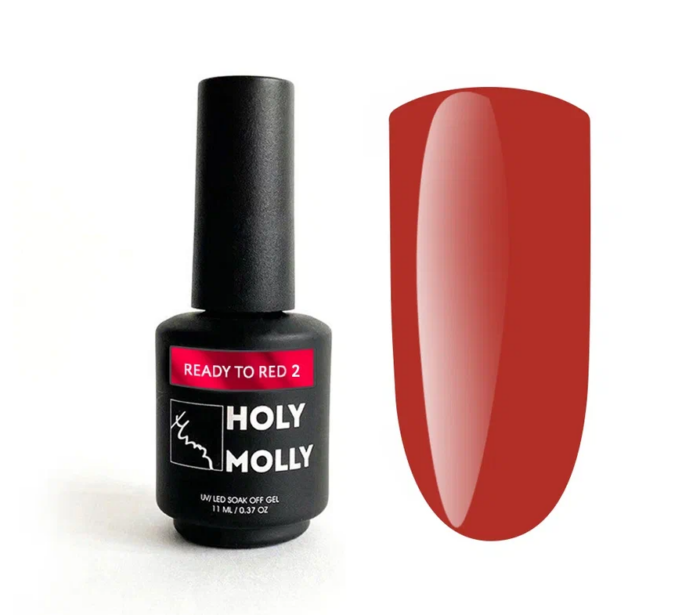 Holy Molly Гель-лак Ready to Red 02, 11мл.