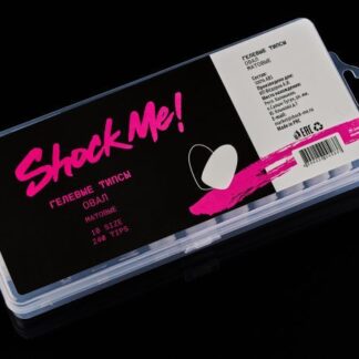 Гелевые типсы Shock Me! Овал, 240 шт.