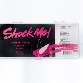 Гелевые типсы Shock Me! Стилет, 240 шт.
