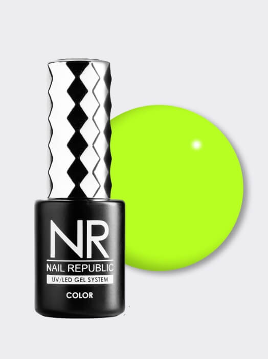 Nail Republic Гель-лак 152 Неон желтый 10 ml