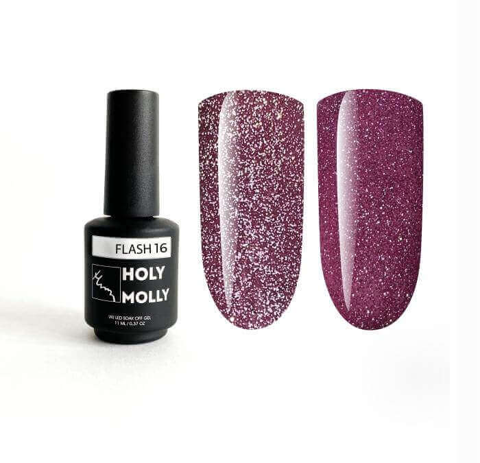 Holy Molly Гель-лак Flash 16, 11мл.