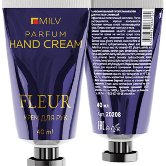 Milv, Питательный крем для рук с живицей "Fleur", 40 мл. 20208