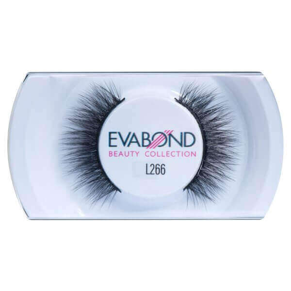Ресницы накладные черные Evabond 10 L266