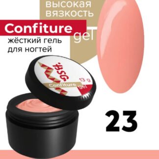 Жёсткий гель для наращивания Konfityur ВЫСОКАЯ ВЯЗКОСТЬ №023, 13 г