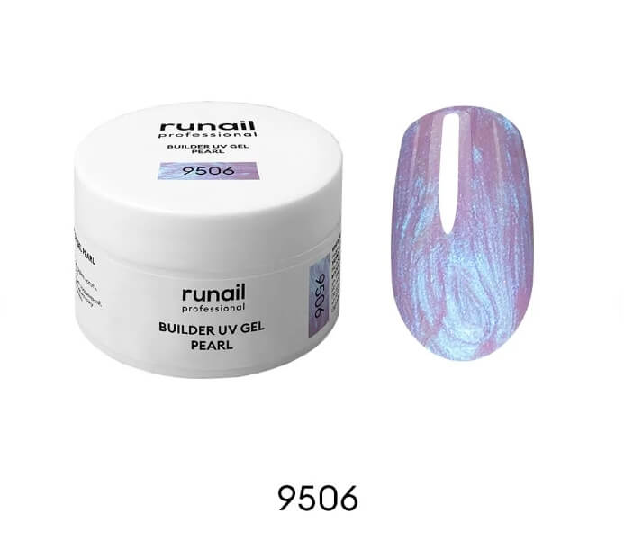 ruNail Моделирующий УФ-гель BUILDER UV GEL PEARL 15 г №9506