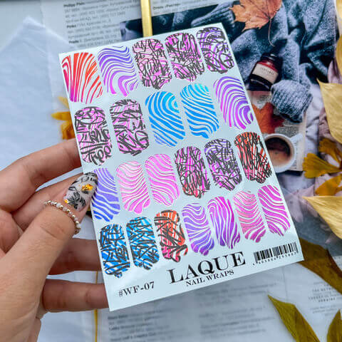 Пленки Laque Nail WRAPS FOIL №07