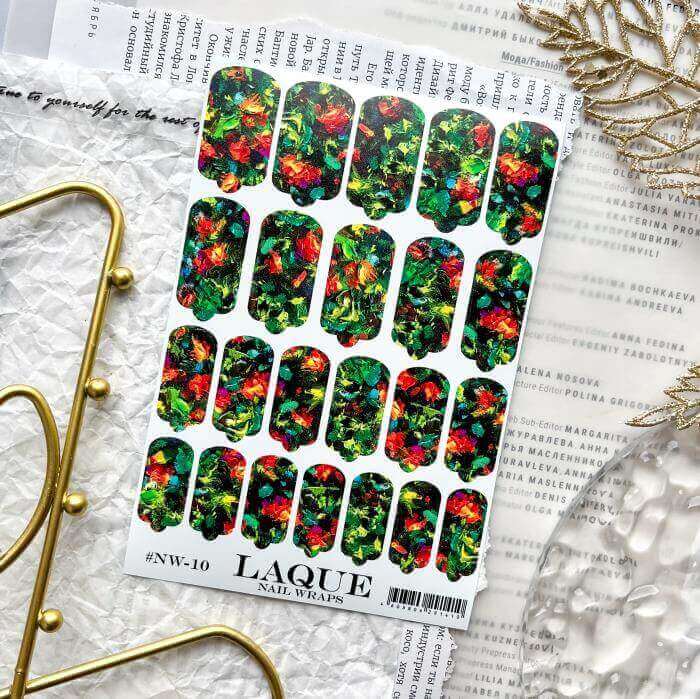 Пленки Laque Nail Wraps №10