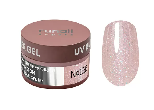 ruNail Гель моделирующий UV BUILDER GEL Runail Expert №136, 15г