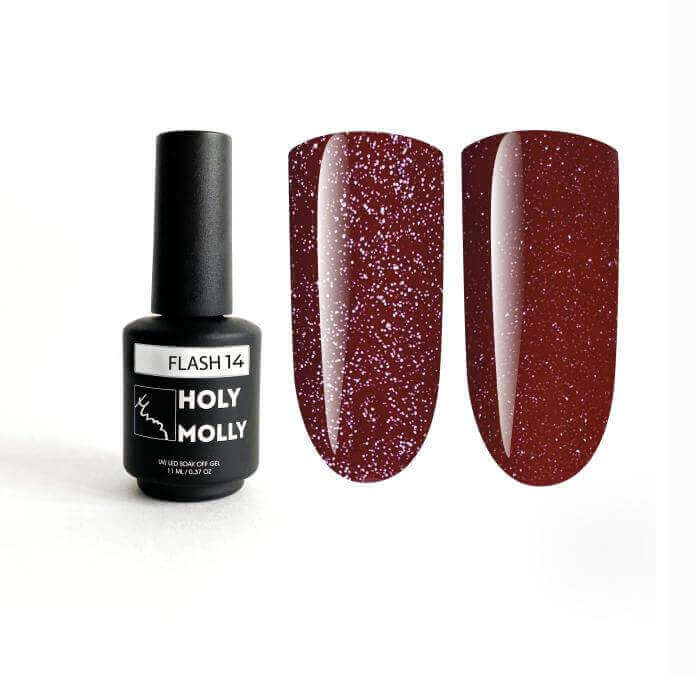 Holy Molly Гель-лак Flash 14, 11мл.