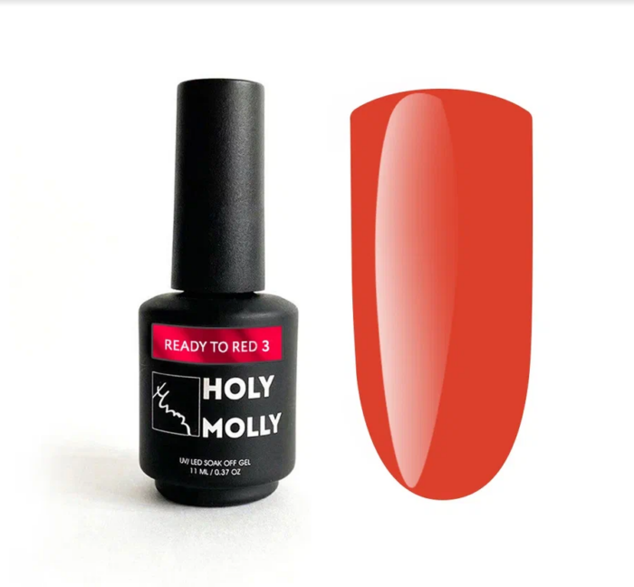 Holy Molly Гель-лак Ready to Red 03, 11мл.