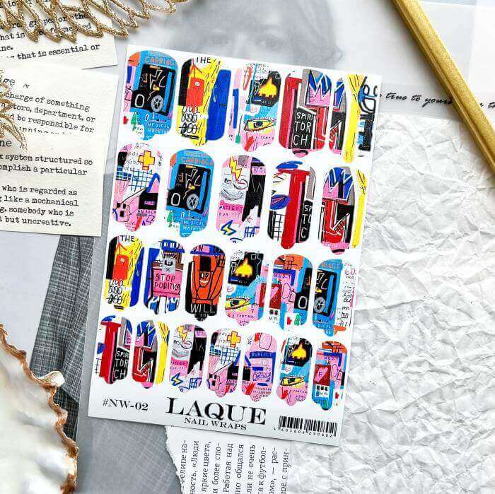 Пленки Laque Nail Wraps №02