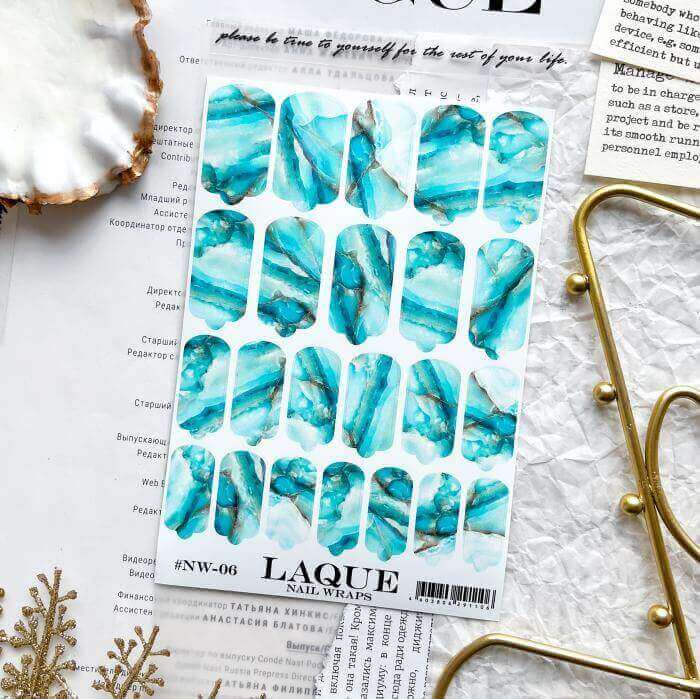 Пленки Laque Nail Wraps №06